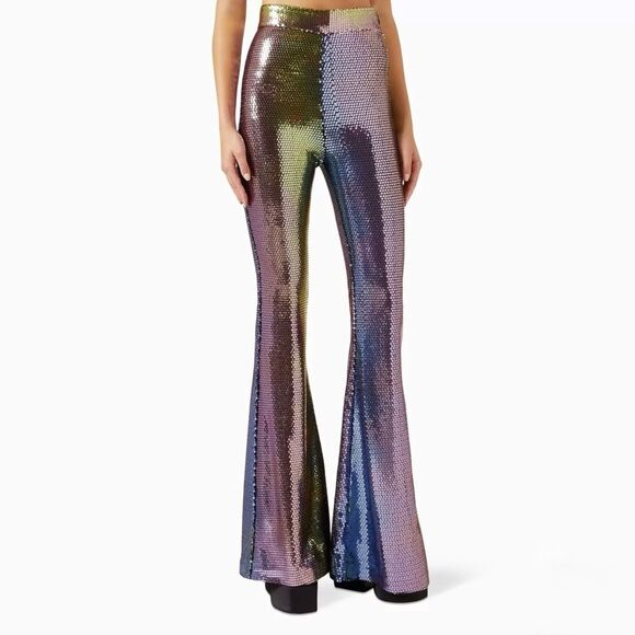 NWT The New Arrivals by Ilkyaz Ozel Colette Pants in Sequin Size 8 - Picture 1 of 10